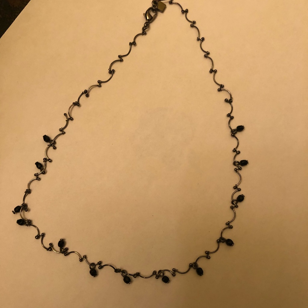 Givenchy Tiny Crystal Petite Necklace Vintage